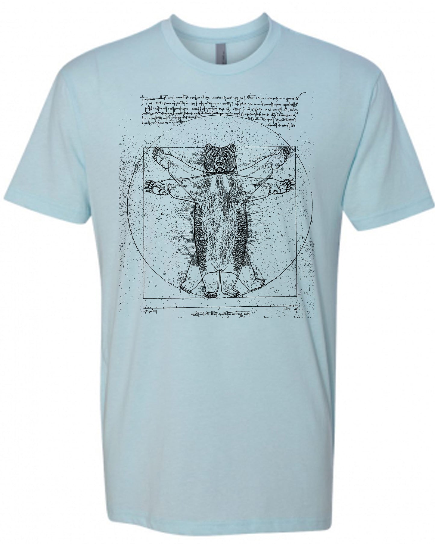 Vitruvian Bear - Light Blue