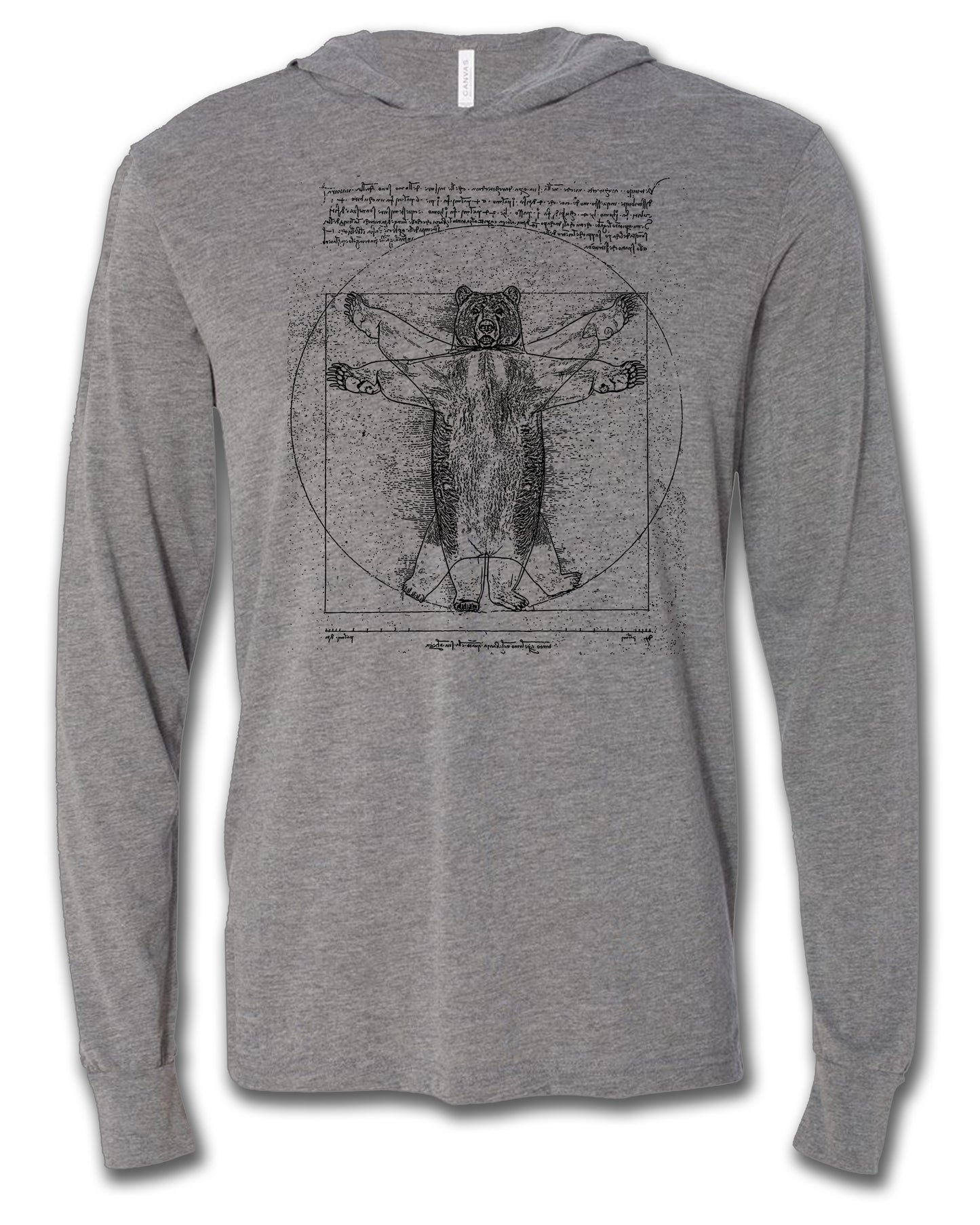 Vitruvian Bear Lightweight Hoodie
