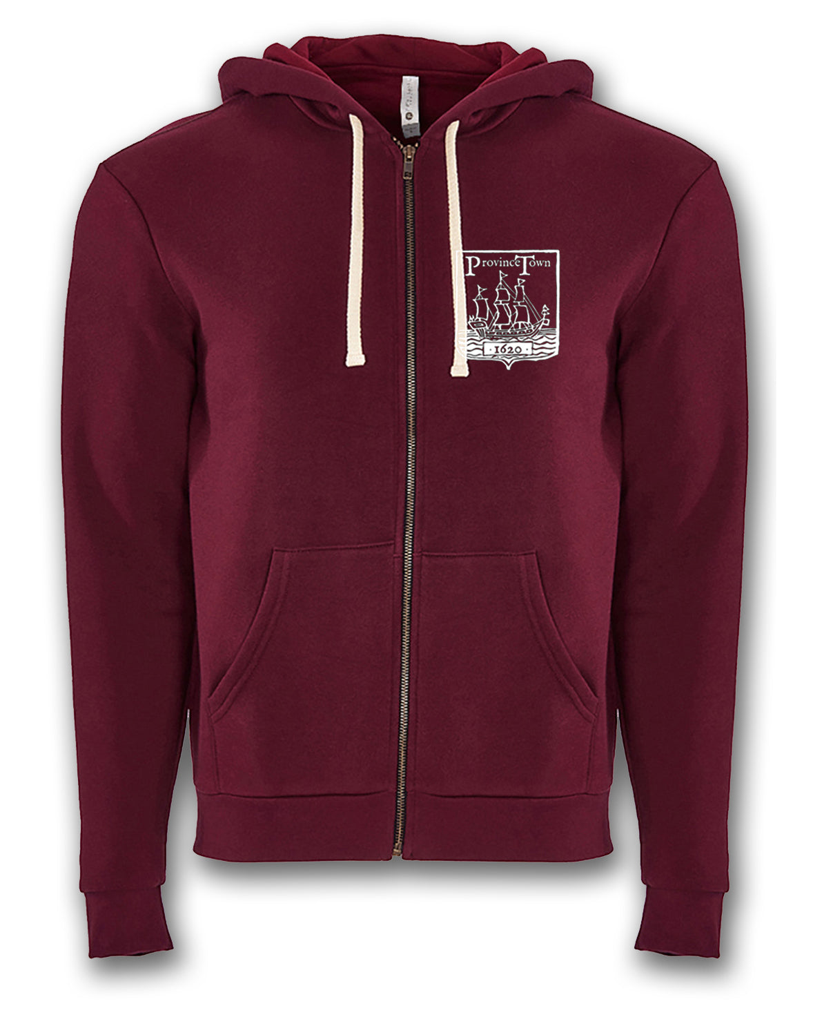 Mayflower Zip Hoodie - Cranberry