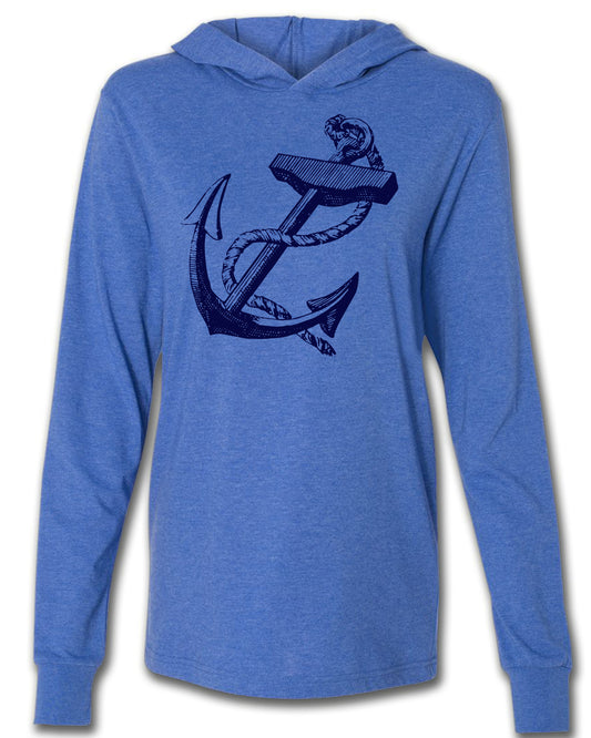 Anchor Lightweight Hoodie - Royal